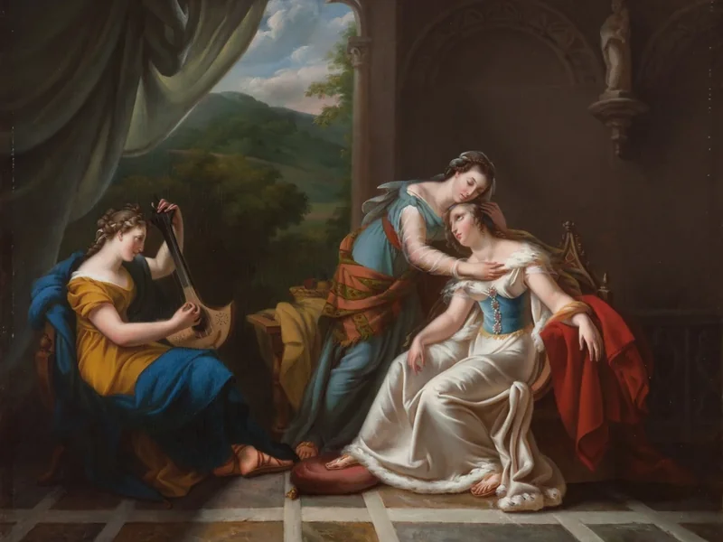 1785-Alexandrine Dalaval - Malvina - Canto di dolore per la perdita del suo amato Oscar